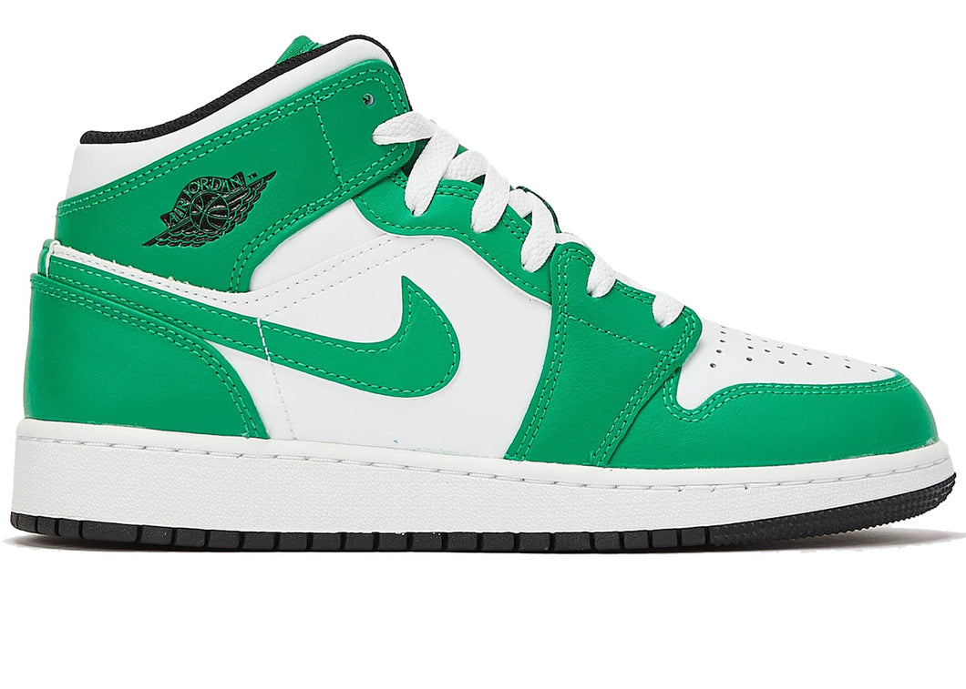 Air Jordan 1 Mid Lucky Green